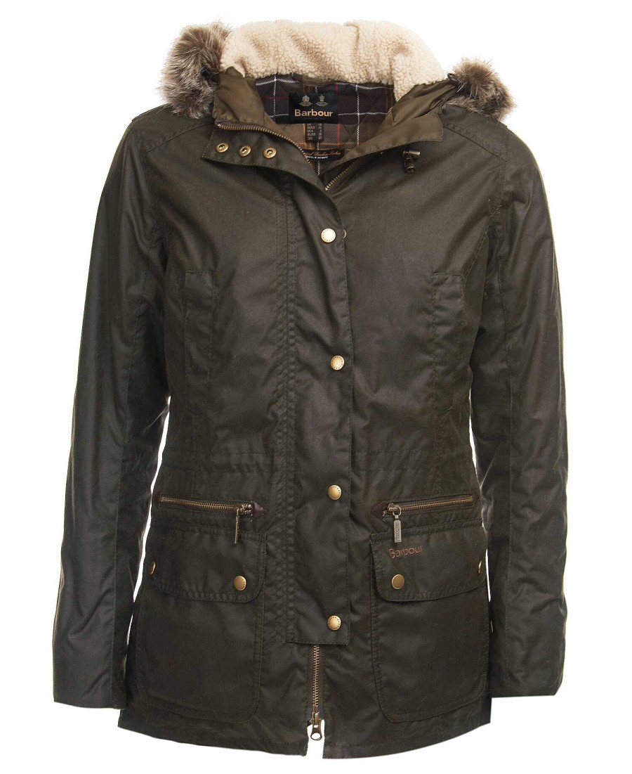 Women Barbour Waxed Jackets | Kelsall Wax Parka