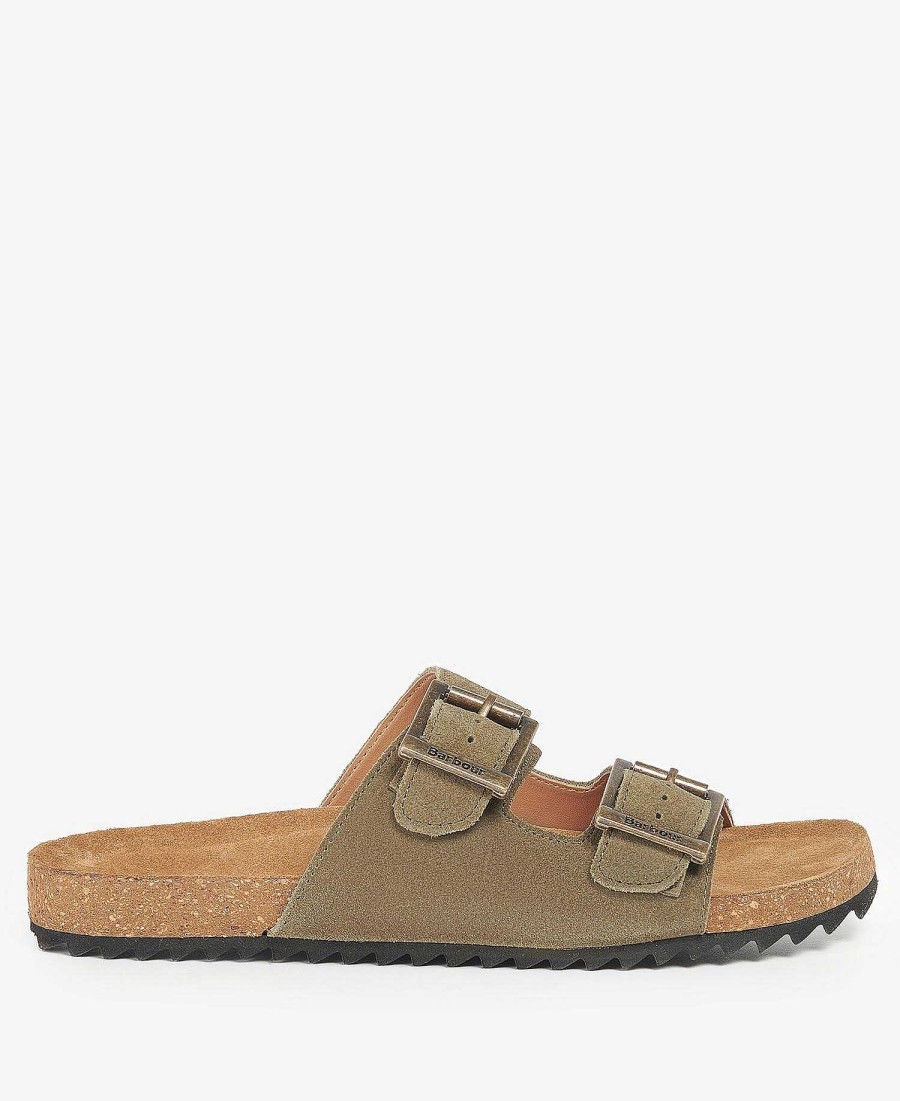 Women Barbour Sandals | Barbour Allegra Two Strap Sandals