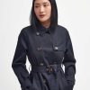 Women Barbour Trench Coats | Short Greta Showerproof Trench Coat