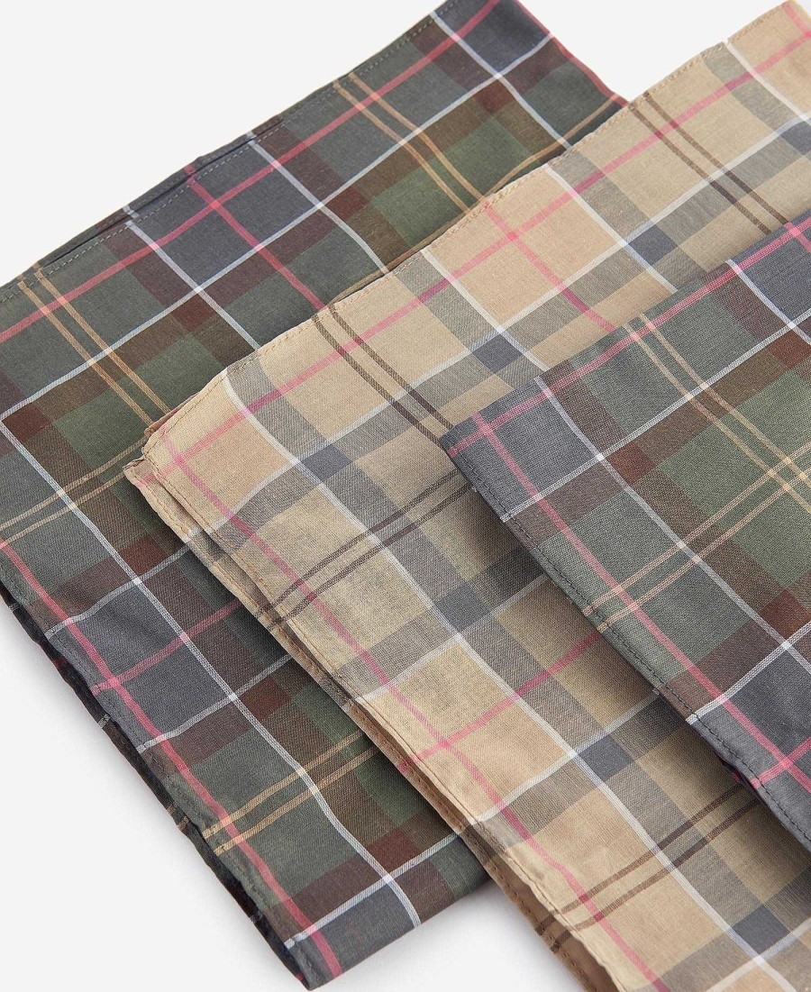 Accessories Barbour Scarves & Handkerchiefs | Handkerchief Gift Box Set