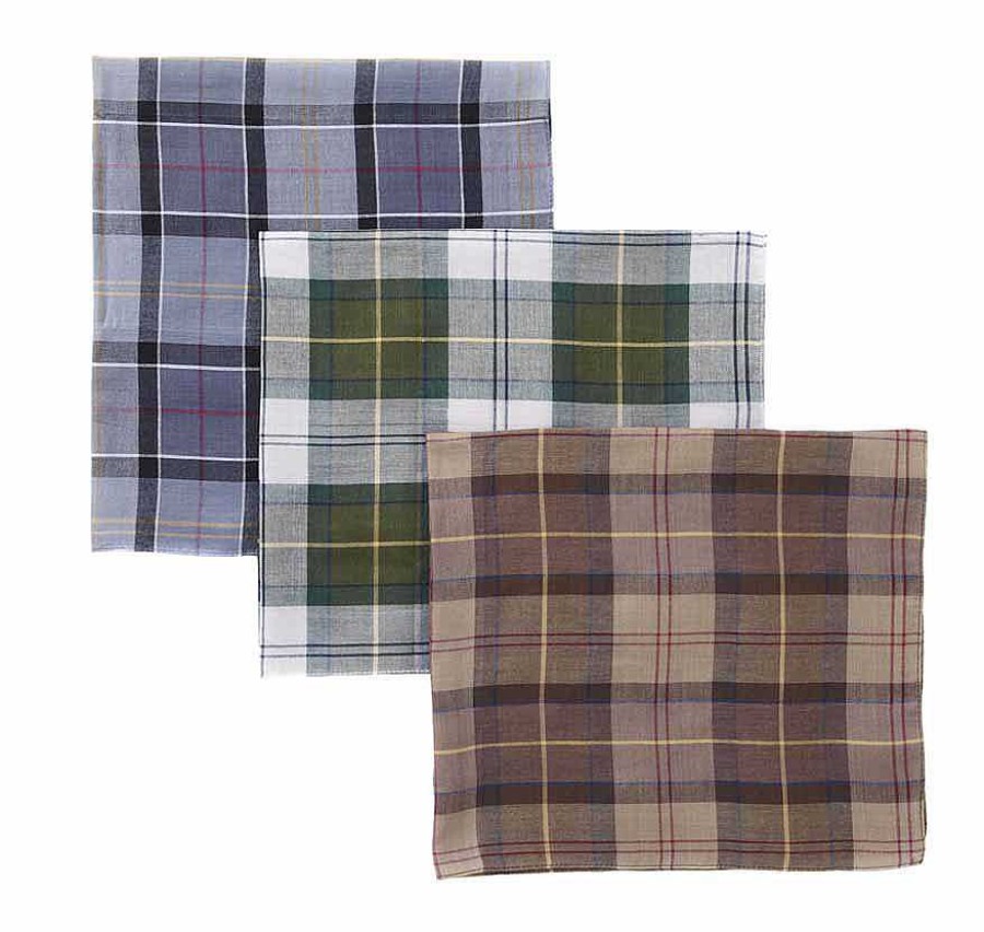 Accessories Barbour Scarves & Handkerchiefs | Handkerchief Gift Box Set