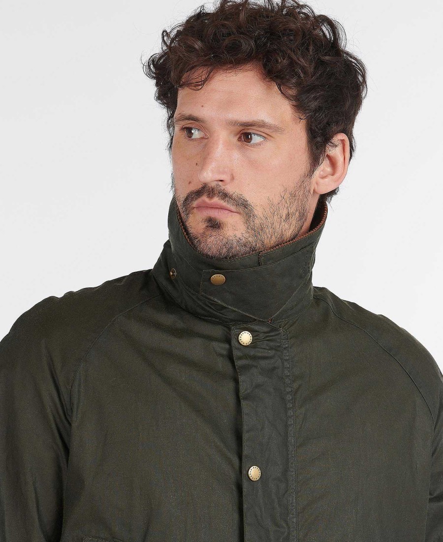 Men Barbour Waxed Jackets | Lightweight Ashby Waxed Jacket