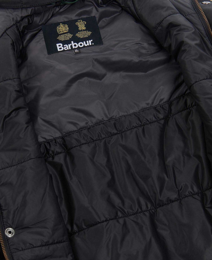 Kids Barbour Jackets | Boys Hooded Beaufort Wax Jacket