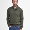 Men Barbour Jumpers | Essential Elbow Patch Sweatshirt