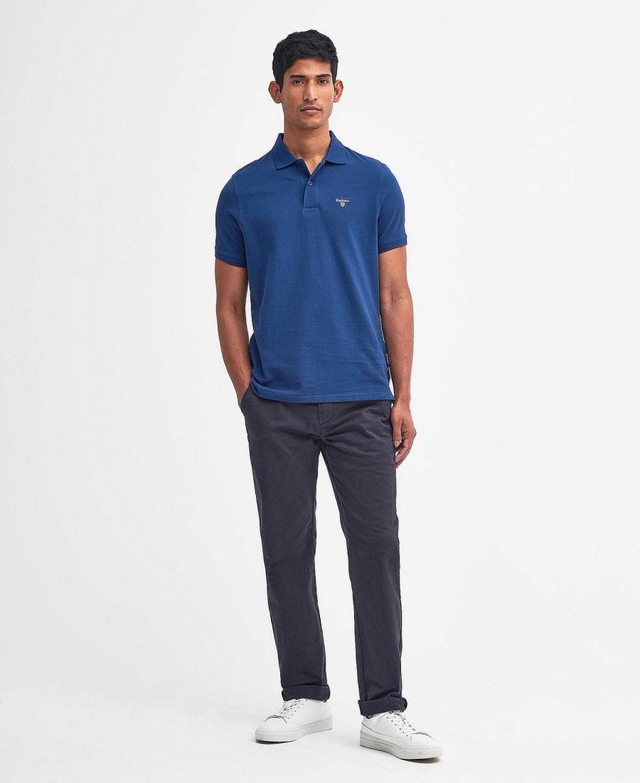 Men Barbour Polo Shirts | Lightweight Sports Polo Shirt