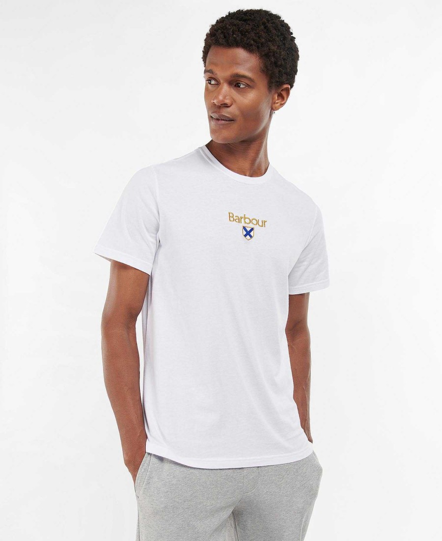 Men Barbour T-Shirts | Emblem T-Shirt