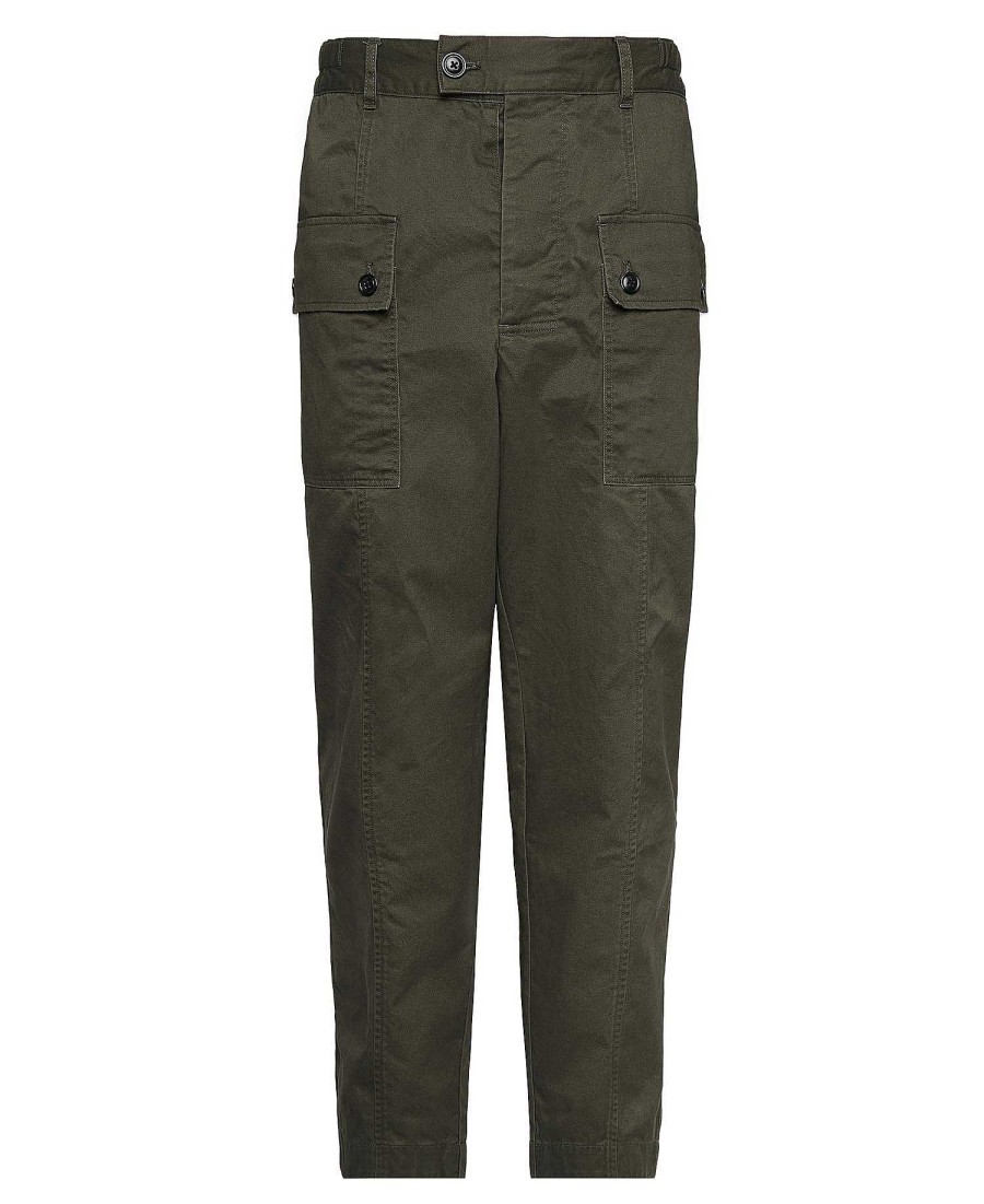 Men Barbour | Barbour X Maison Kitsune Cargo Trousers