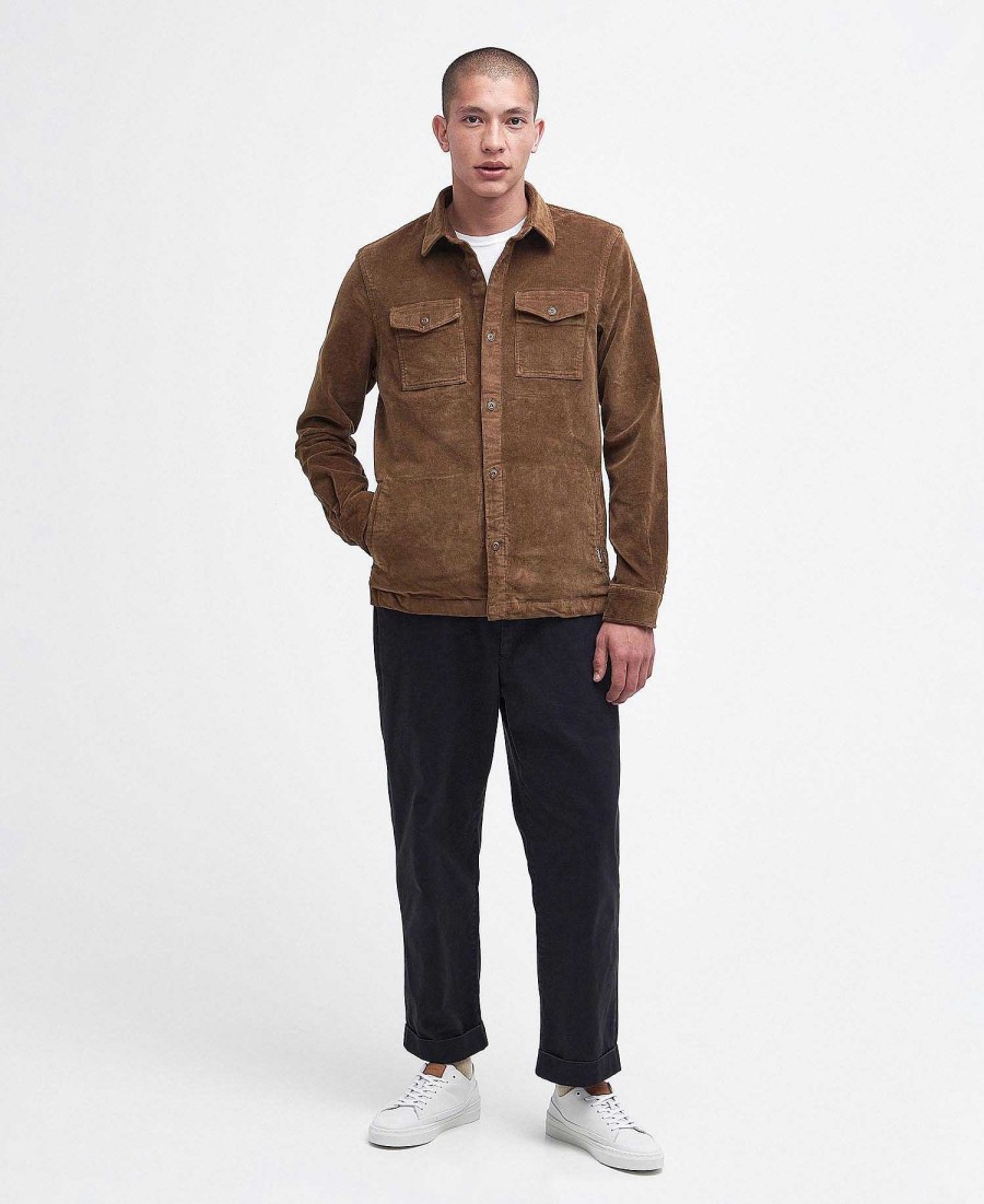 Men Barbour Shirts | Cord Overshirt