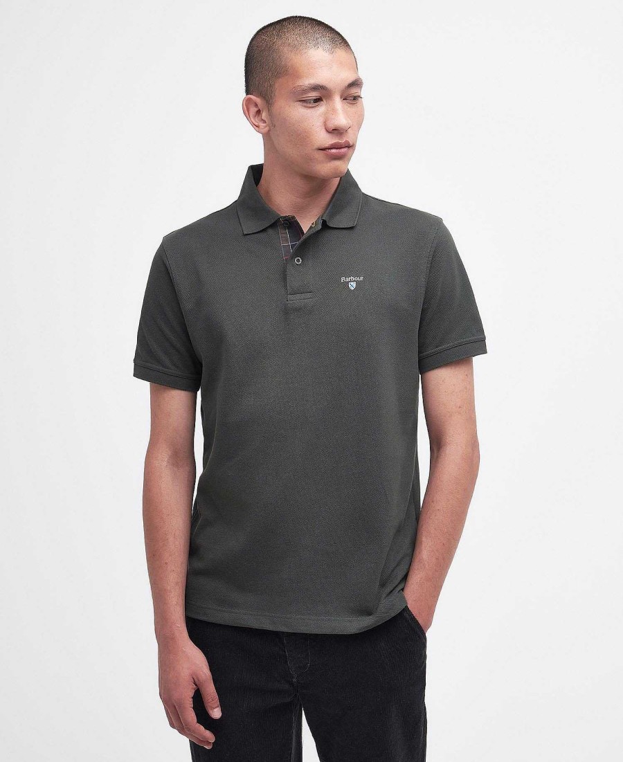 Men Barbour Polo Shirts | Cotton Polo Shirt