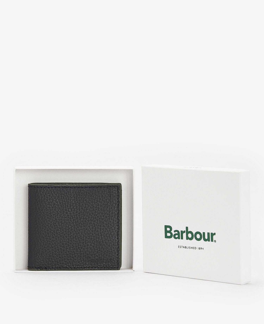 Accessories Barbour Wallets & Card Holders | Grain Leather Billfold Wallet