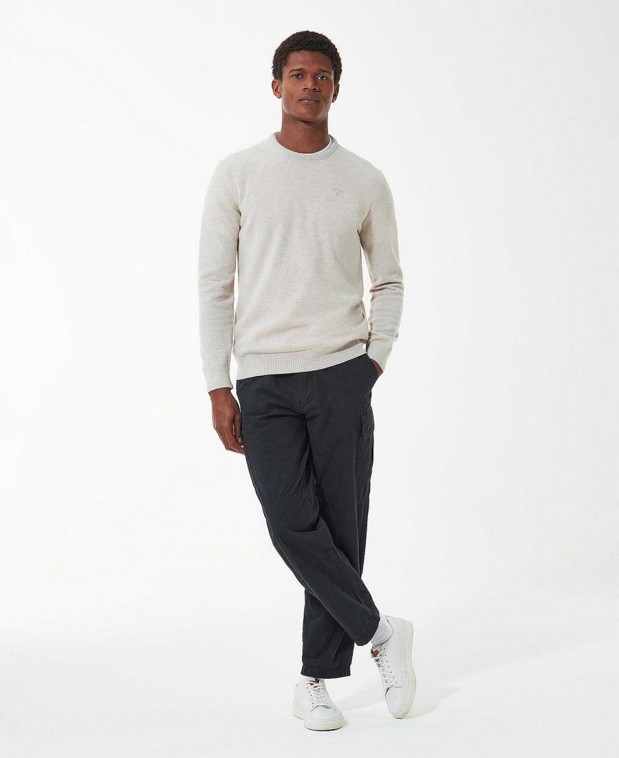 Men Barbour Jumpers | Essential Crew Neck Sweatshirt