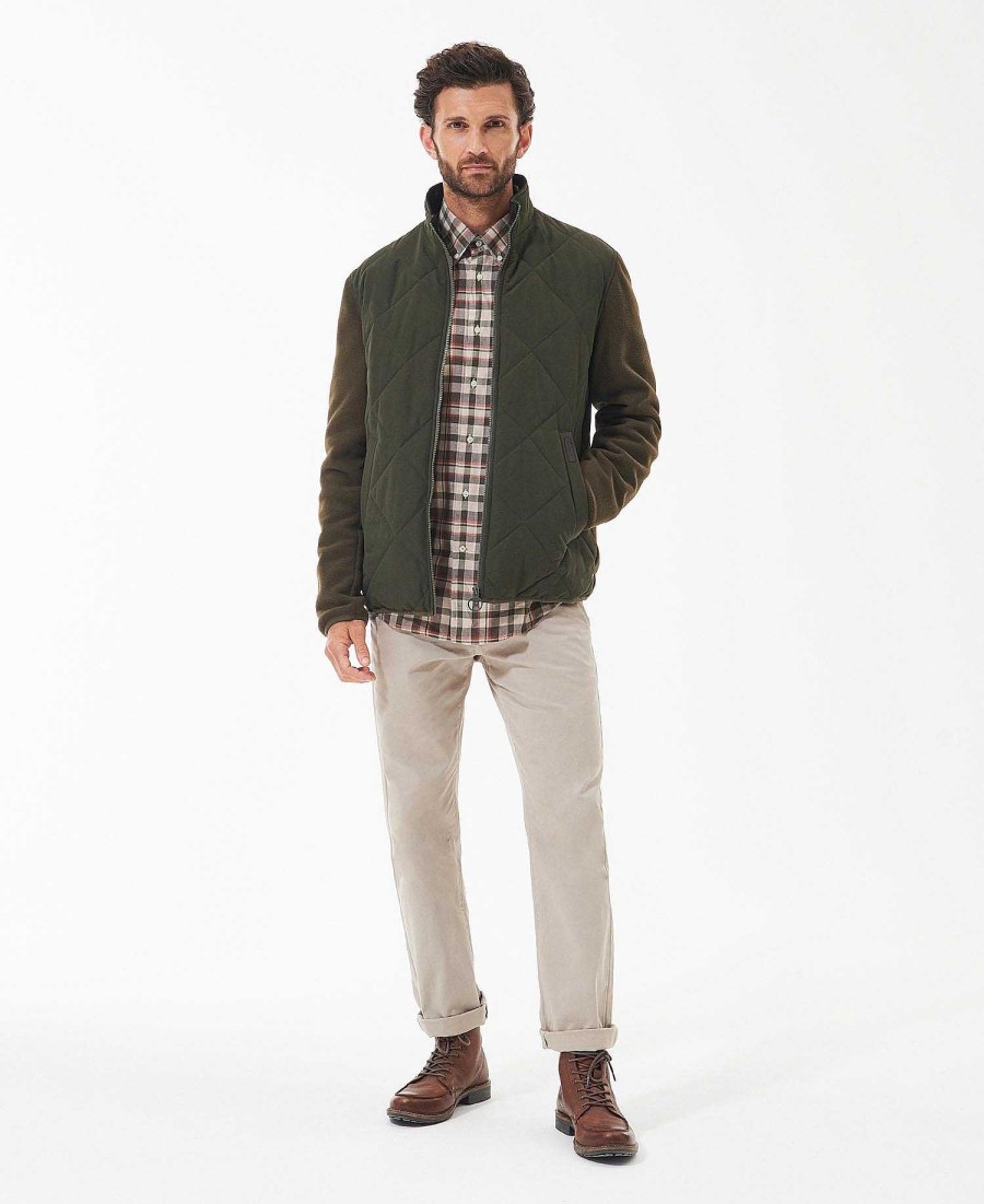 Men Barbour Fleeces | Hybrid Fleece Jacket