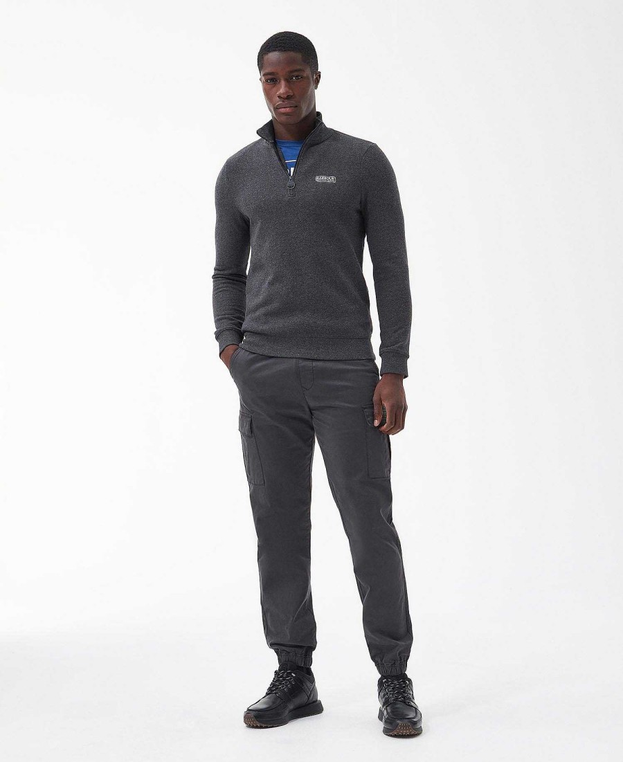 Men Barbour Hoodies & Sweatshirts | International Sweatshirt Essential Half Zip