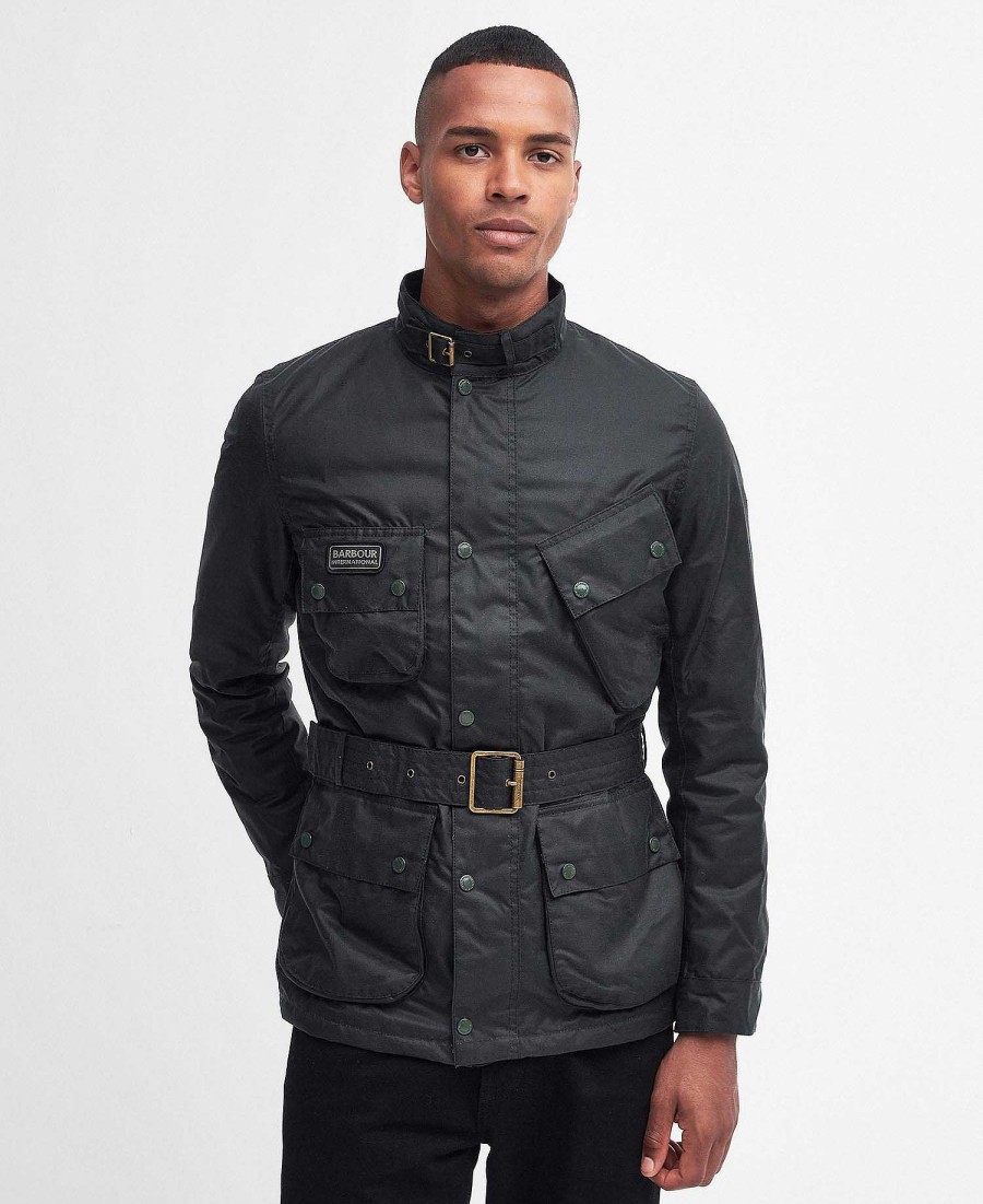 Men Barbour Waxed Jackets | Winter Sl International Wax Jacket