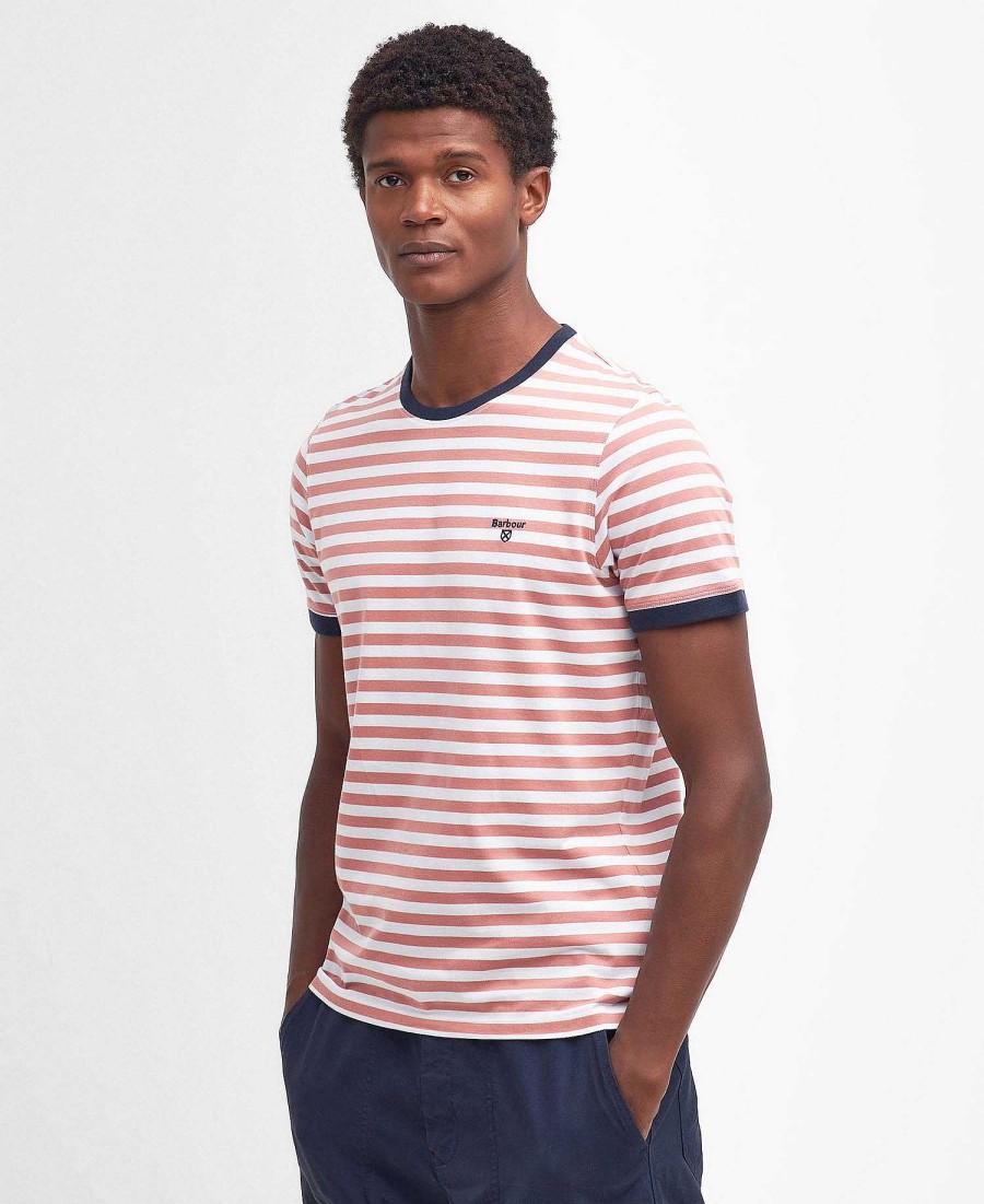 Men Barbour T-Shirts | Quay Striped T-Shirt