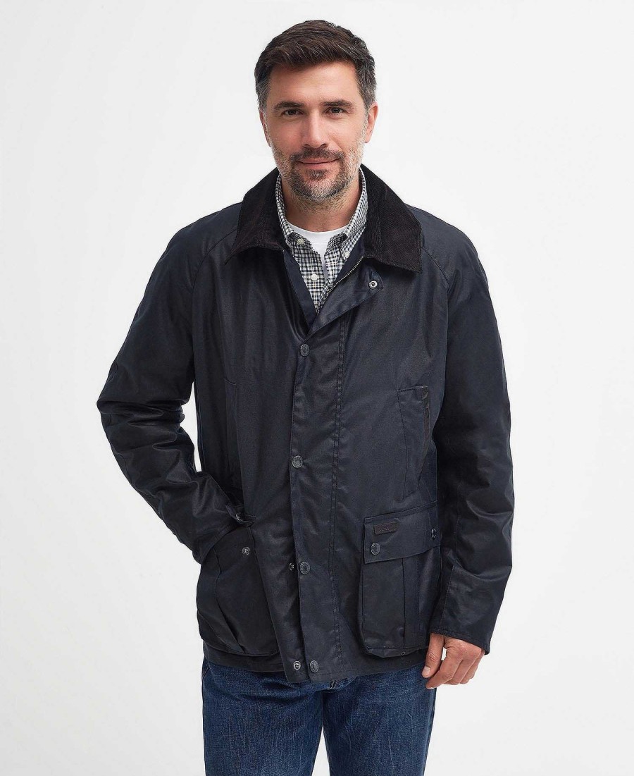 Men Barbour Waxed Jackets | Halton Waxed Jacket