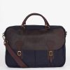 Accessories Barbour Bags & Luggage | Wax Leather Briefcase