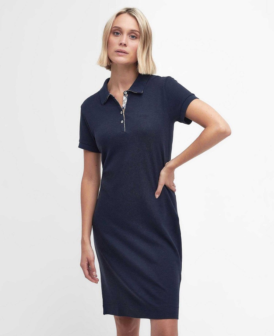 Women Barbour | Polo Shirt Mini Dress