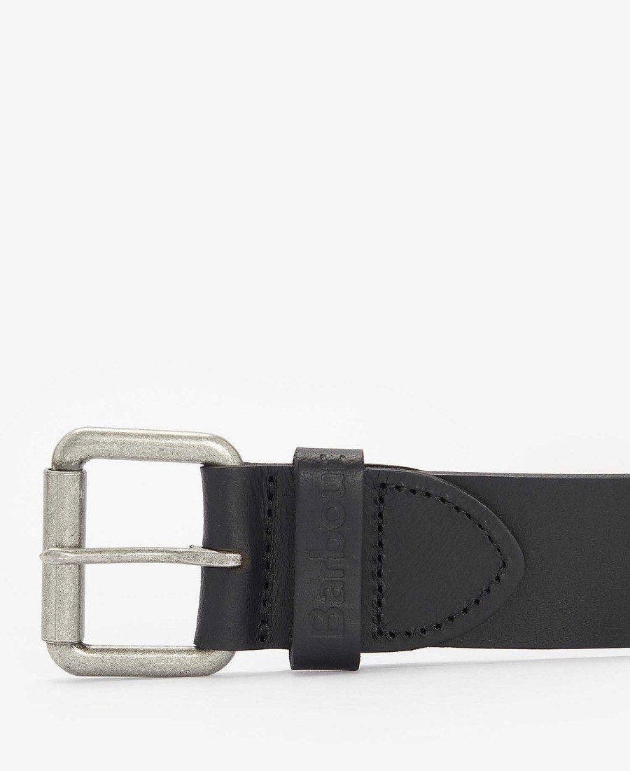 Accessories Barbour Belts | Matt Leather Belt