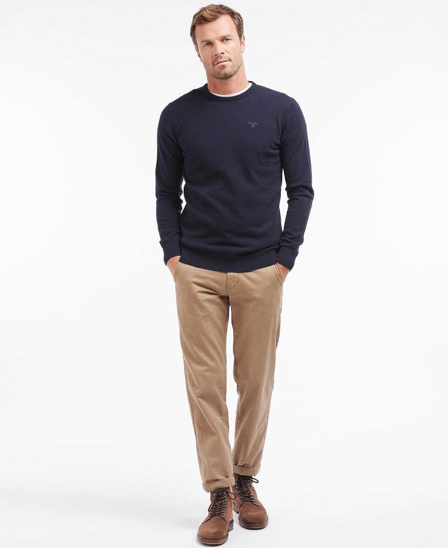 Men Barbour Jumpers | Essential Crew Neck Sweatshirt