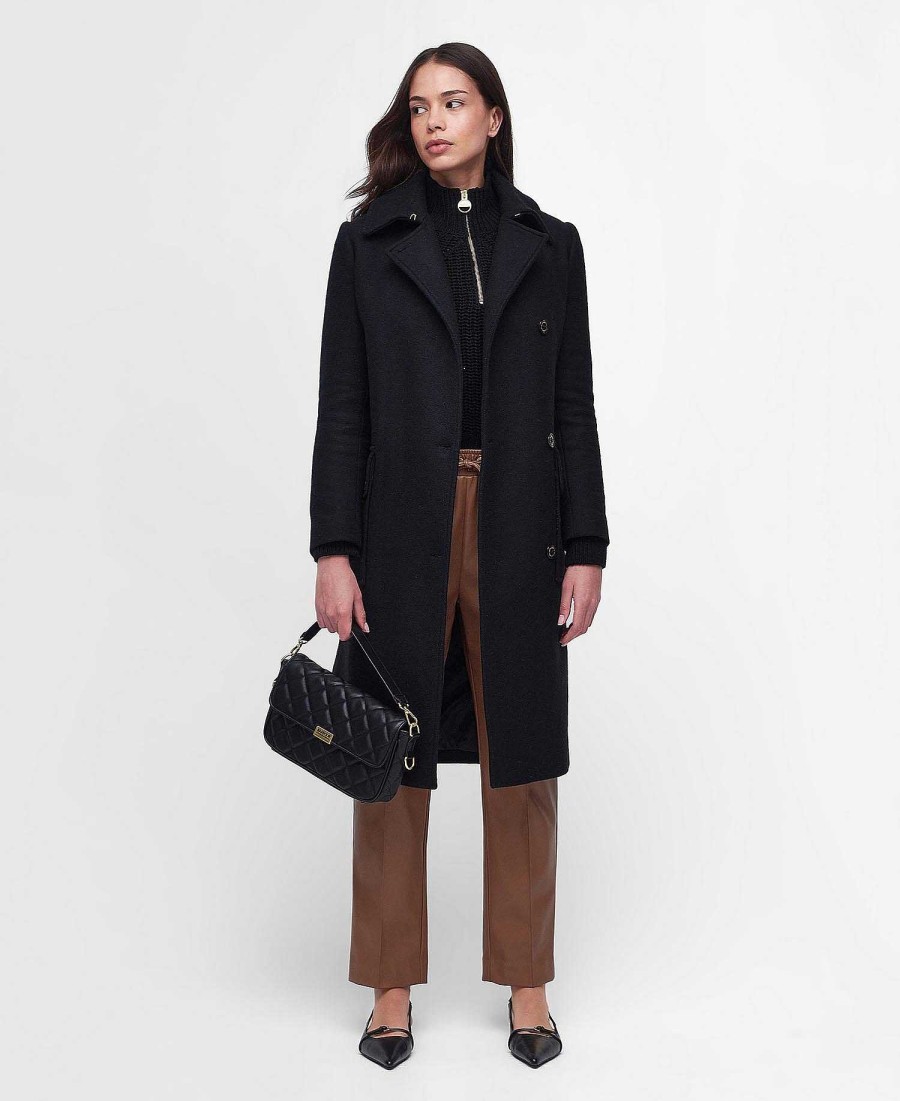 Women Barbour Wool Jackets | Satellite Wool Coat