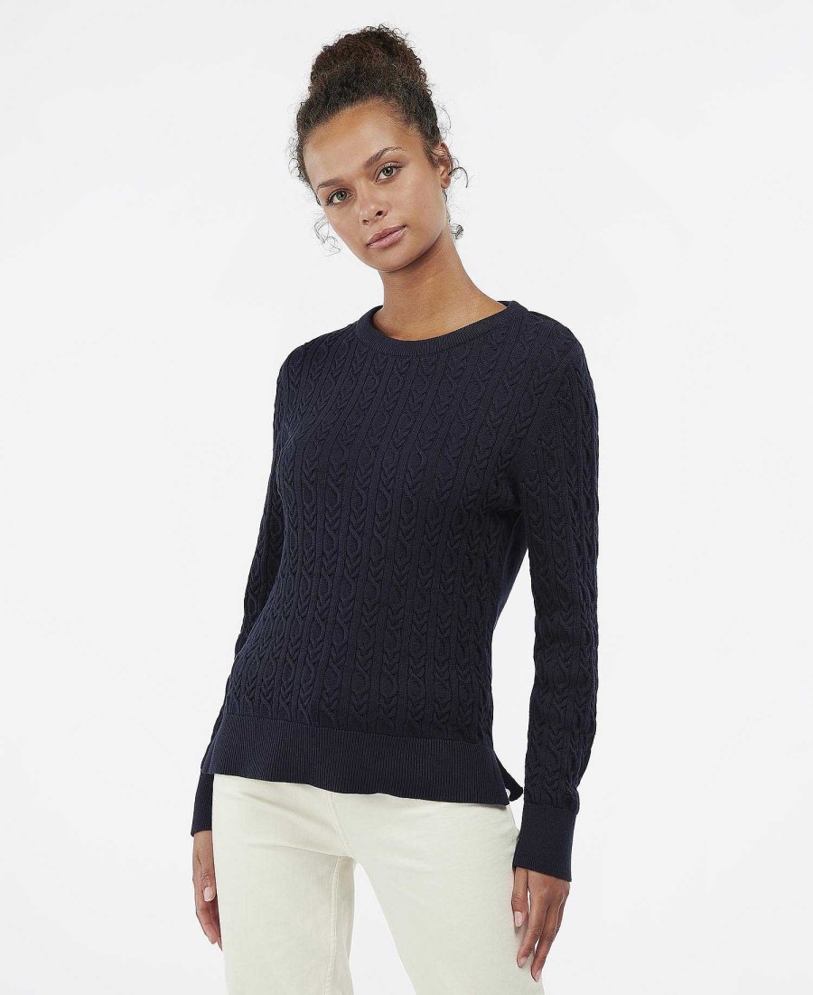 Women Barbour Jumpers | Hampton Knitted Jumper