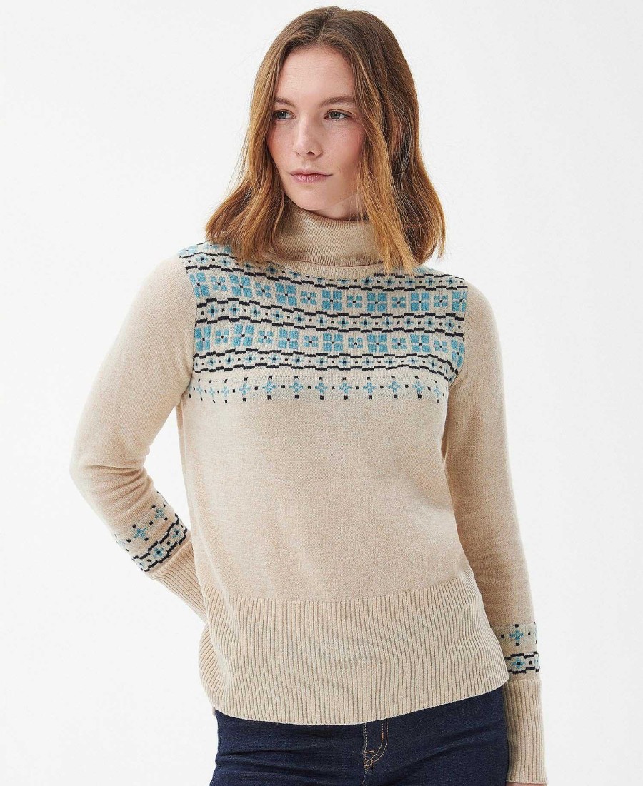 Women Barbour Jumpers | Herring Knitted Jumper