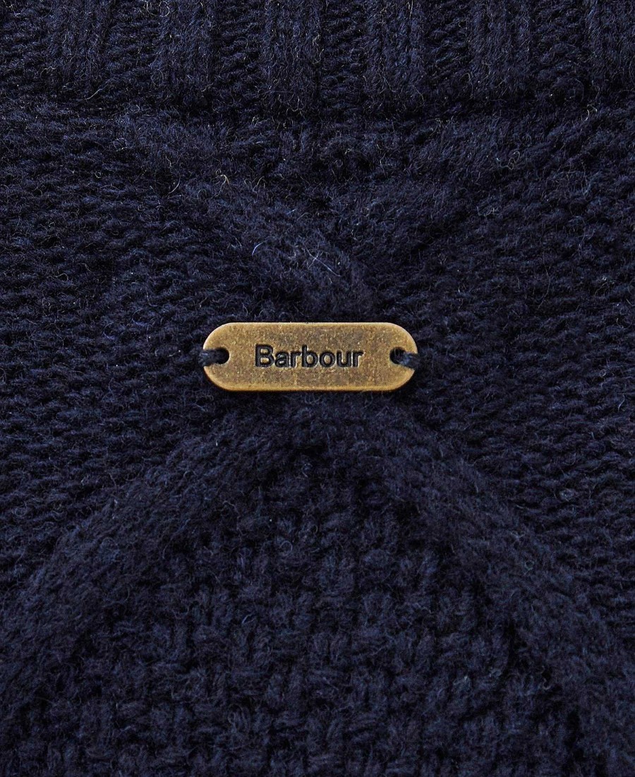 Women Barbour Jumpers | Greyling Knitted Crew Neck Jumper