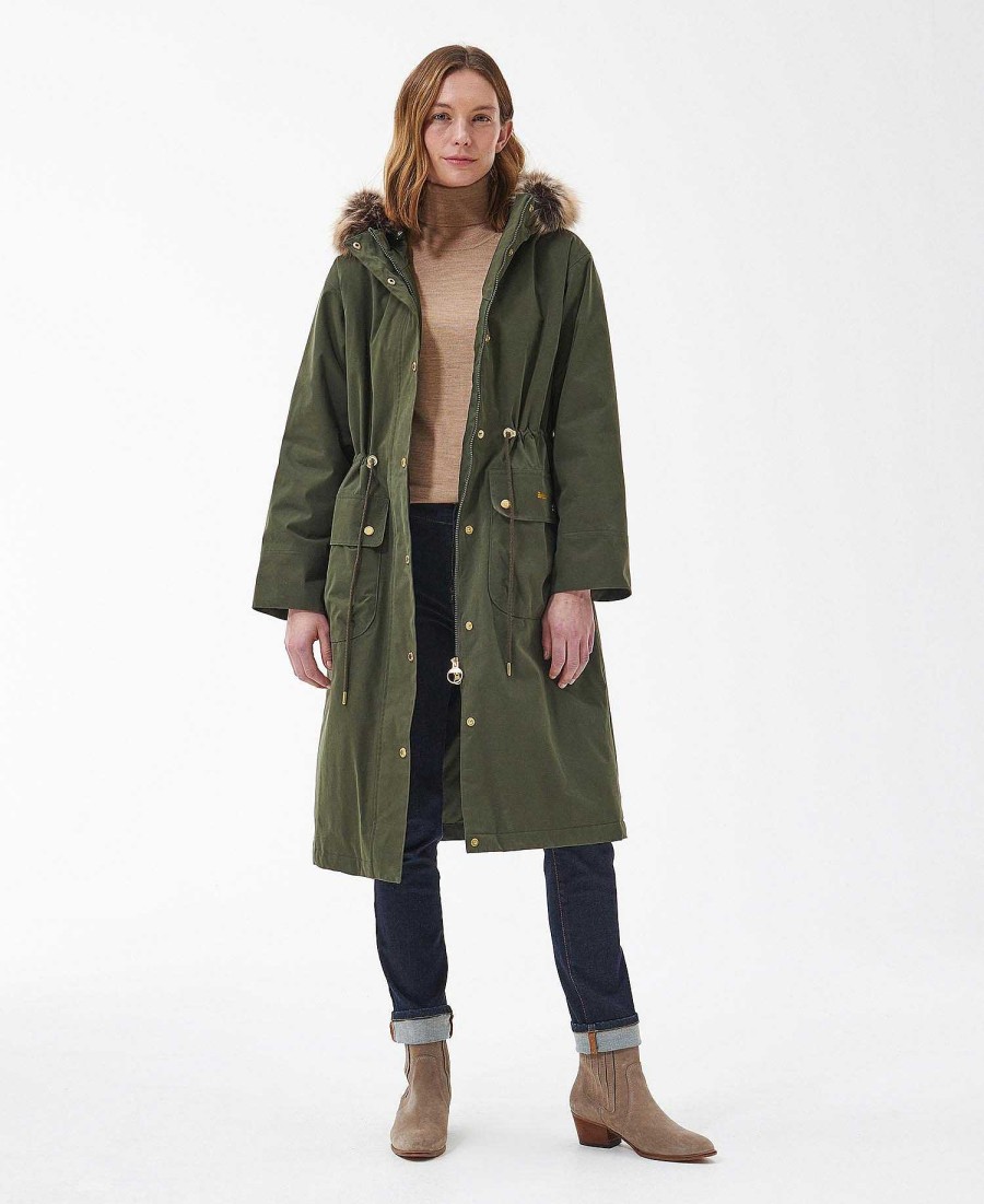 Women Barbour Waterproof Jackets | Deer Waterproof Jacket