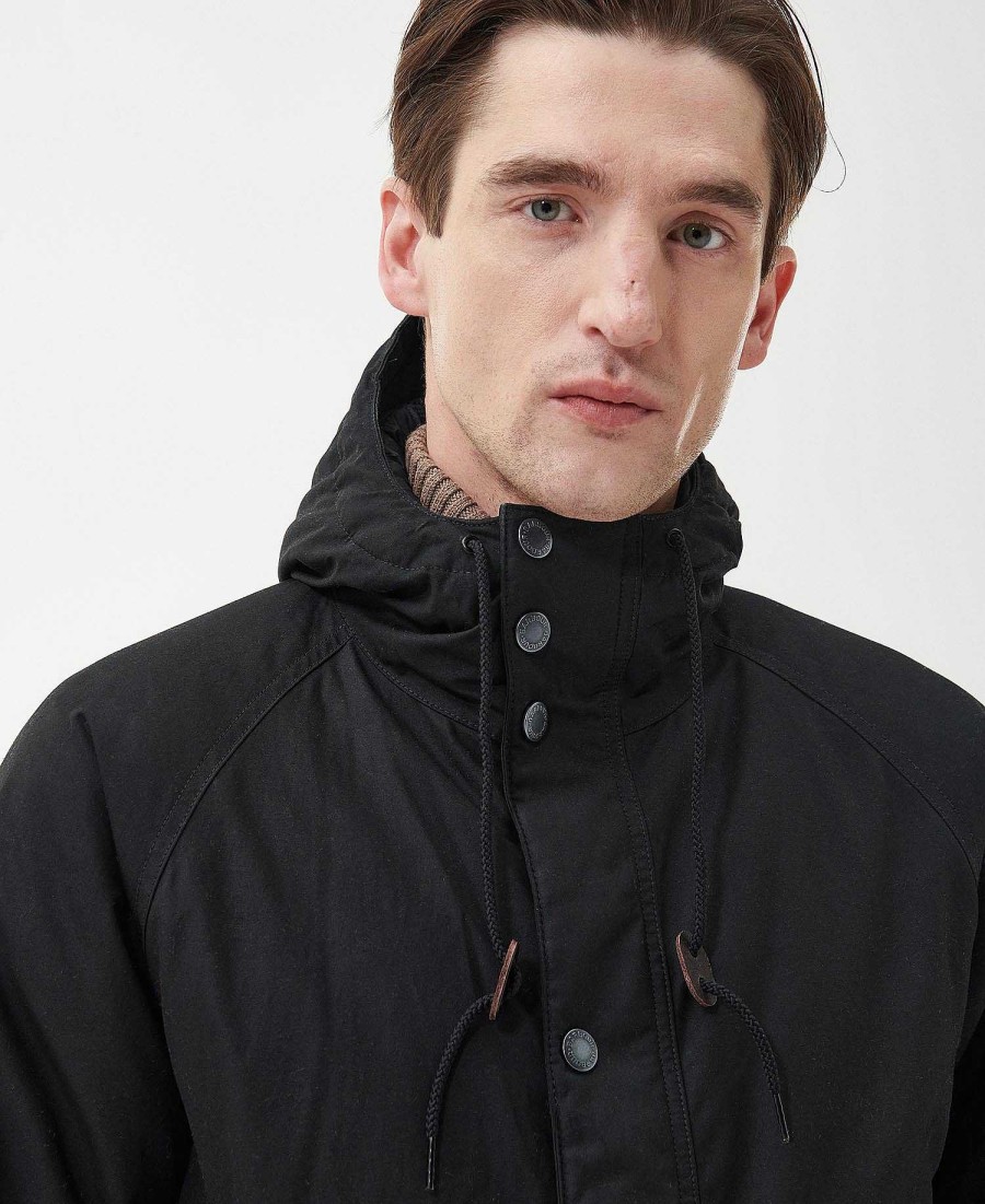 Men Barbour Waxed Jackets | Hooded Beaufort Wax Jacket