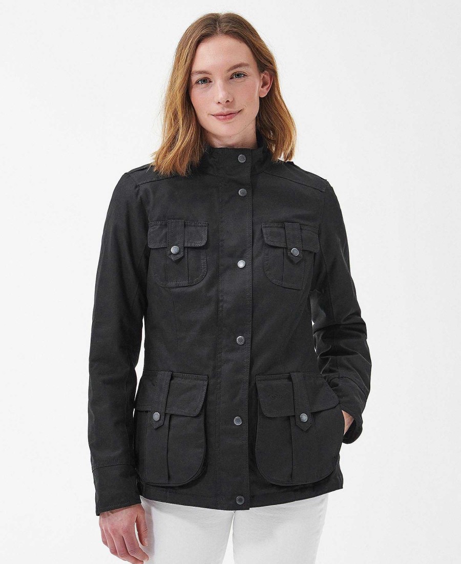 Women Barbour Waxed Jackets | Winter Defence Wax Jacket