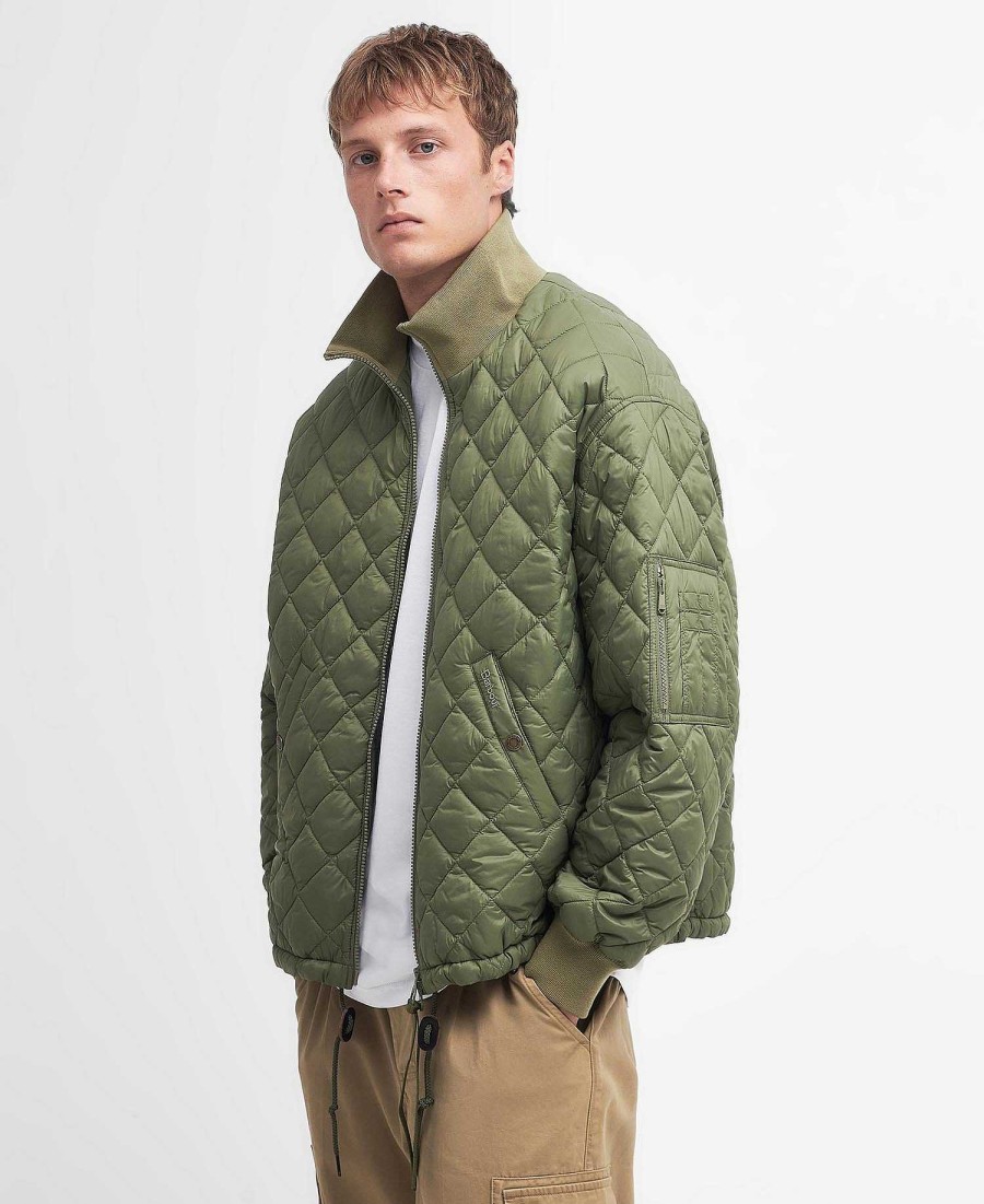 Men Barbour Quilted Jackets | Flyer Field Quilted Jacket