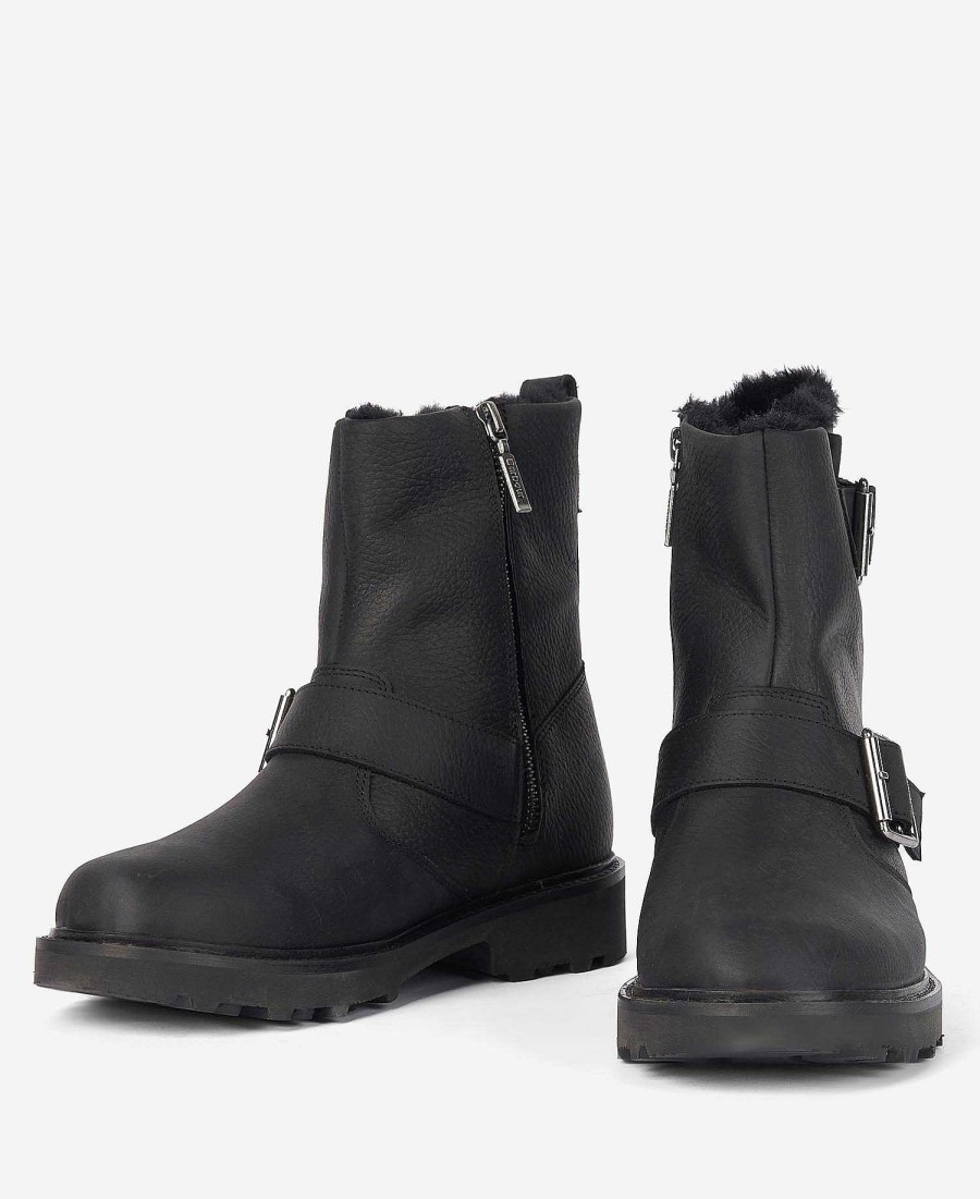 Women Barbour Boots | Derwent Biker Boots