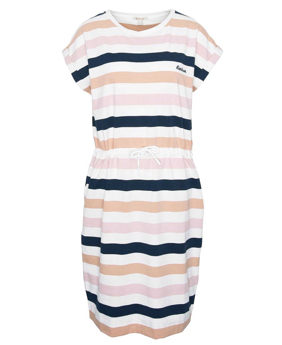 Women Barbour | Marloes Striped T-Shirt Dress