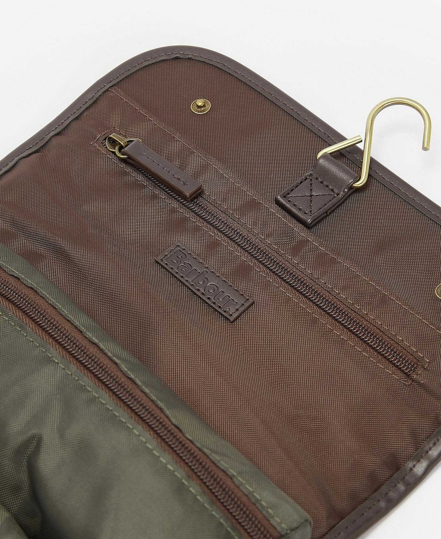 Accessories Barbour Bags & Luggage | Wax Hanging Washbag