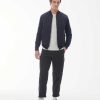 Men Barbour Jumpers | Essential Quilted Zip-Thru Jacket