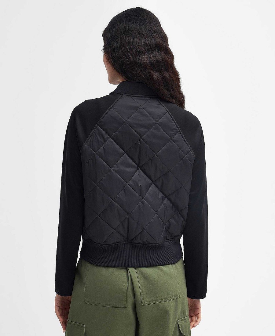 Women Barbour Hoodies & Sweatshirts | Wilson Quilted Sweatshirt