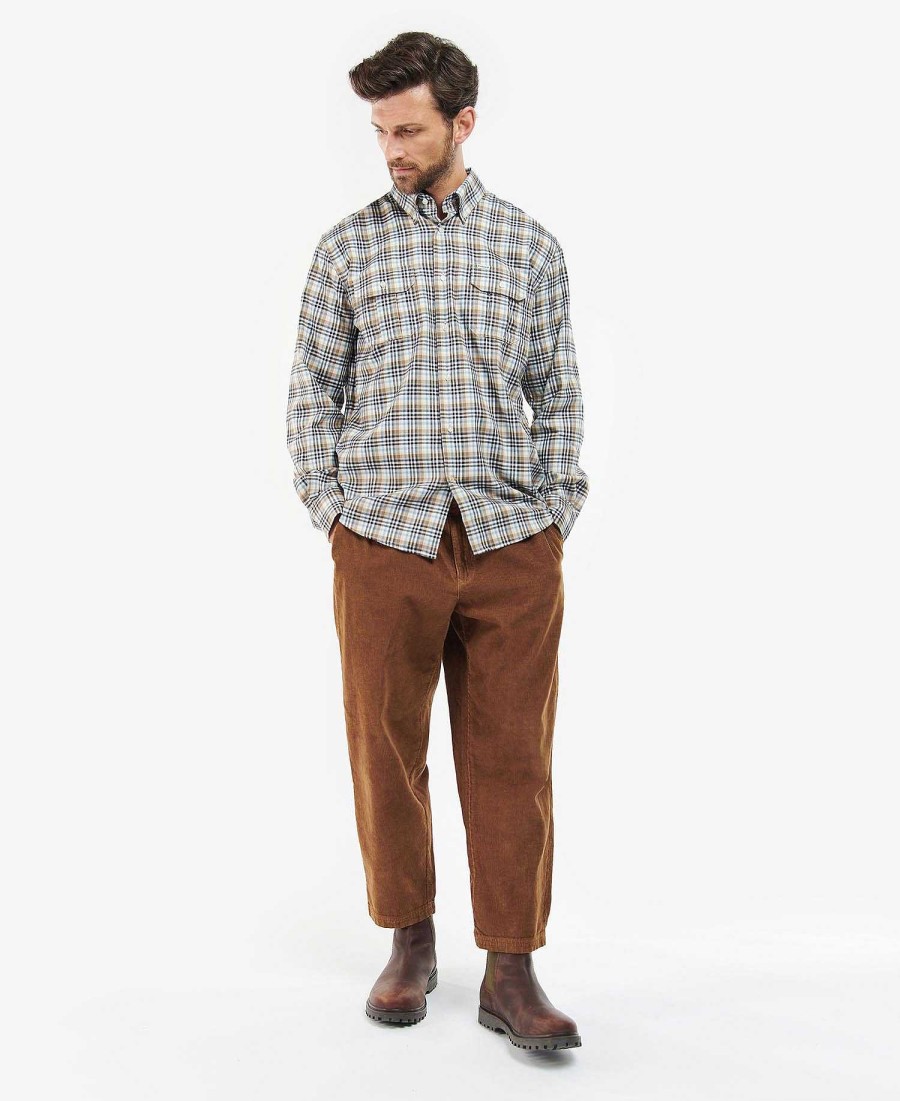 Men Barbour Shirts | Eastwood Thermo Weave Shirt