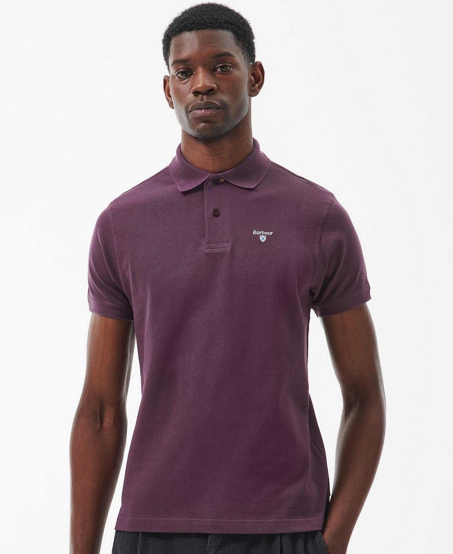 Men Barbour Polo Shirts | Cotton Polo Shirt