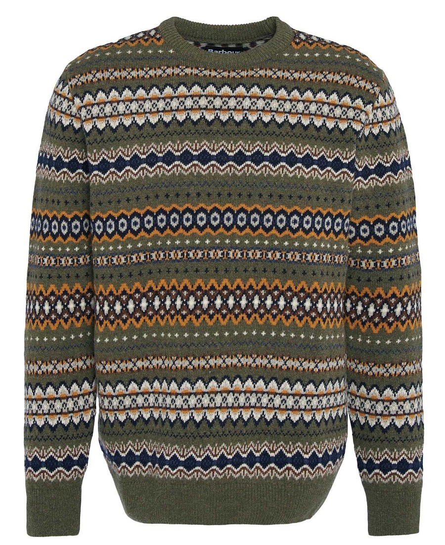 Men Barbour Jumpers | Case Fair Isle Jumper