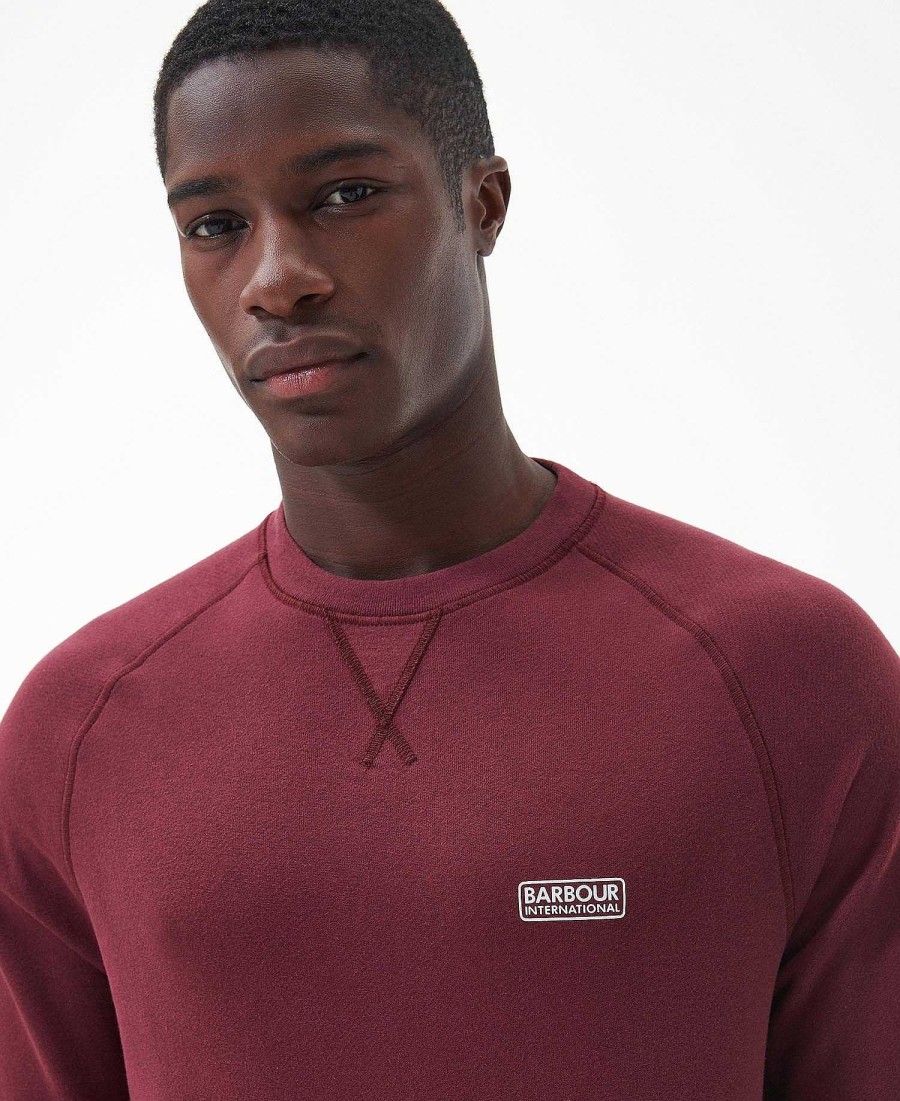 Men Barbour Hoodies & Sweatshirts | Essential Crew Sweat