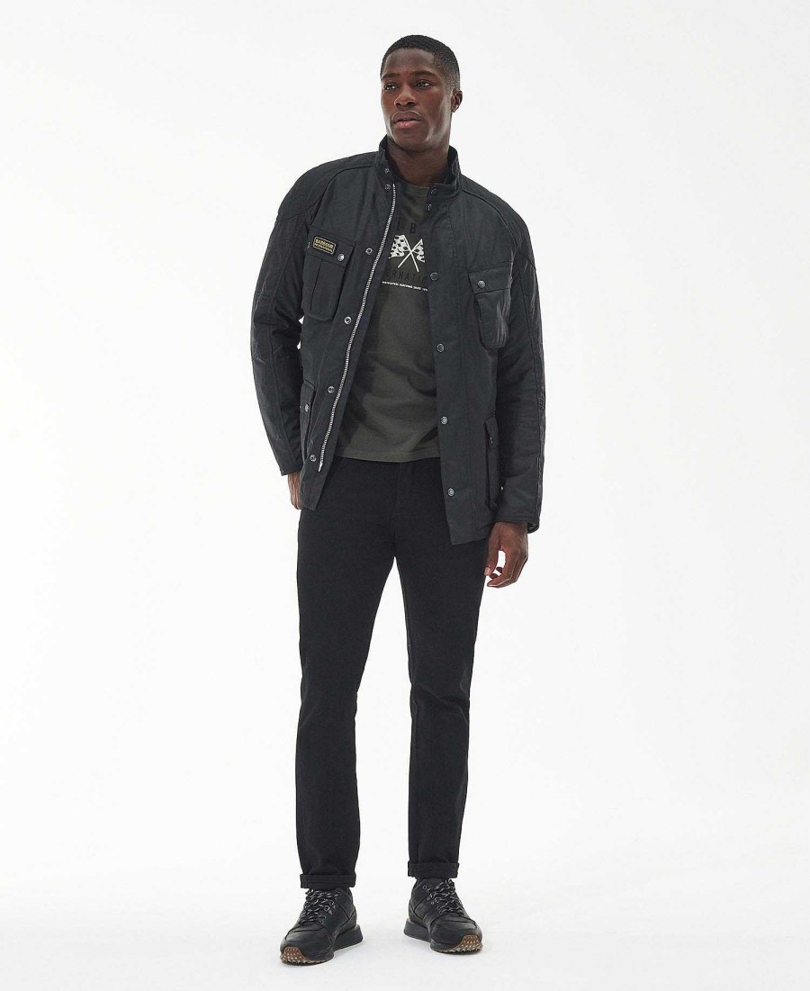 Men Barbour Waxed Jackets | Winter Lockseam Wax Jacket