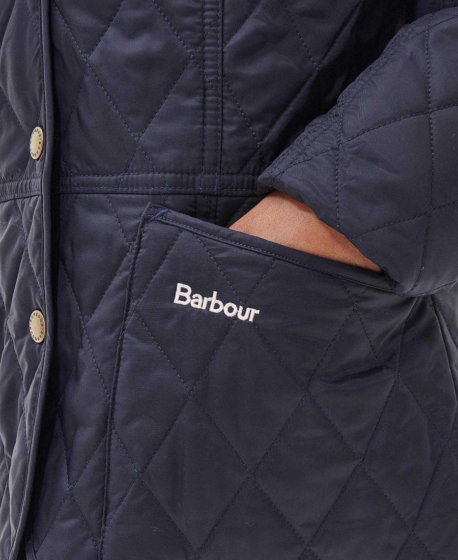 Kids Barbour Jackets | Girls Printed Liddesdale Quilted Jacket