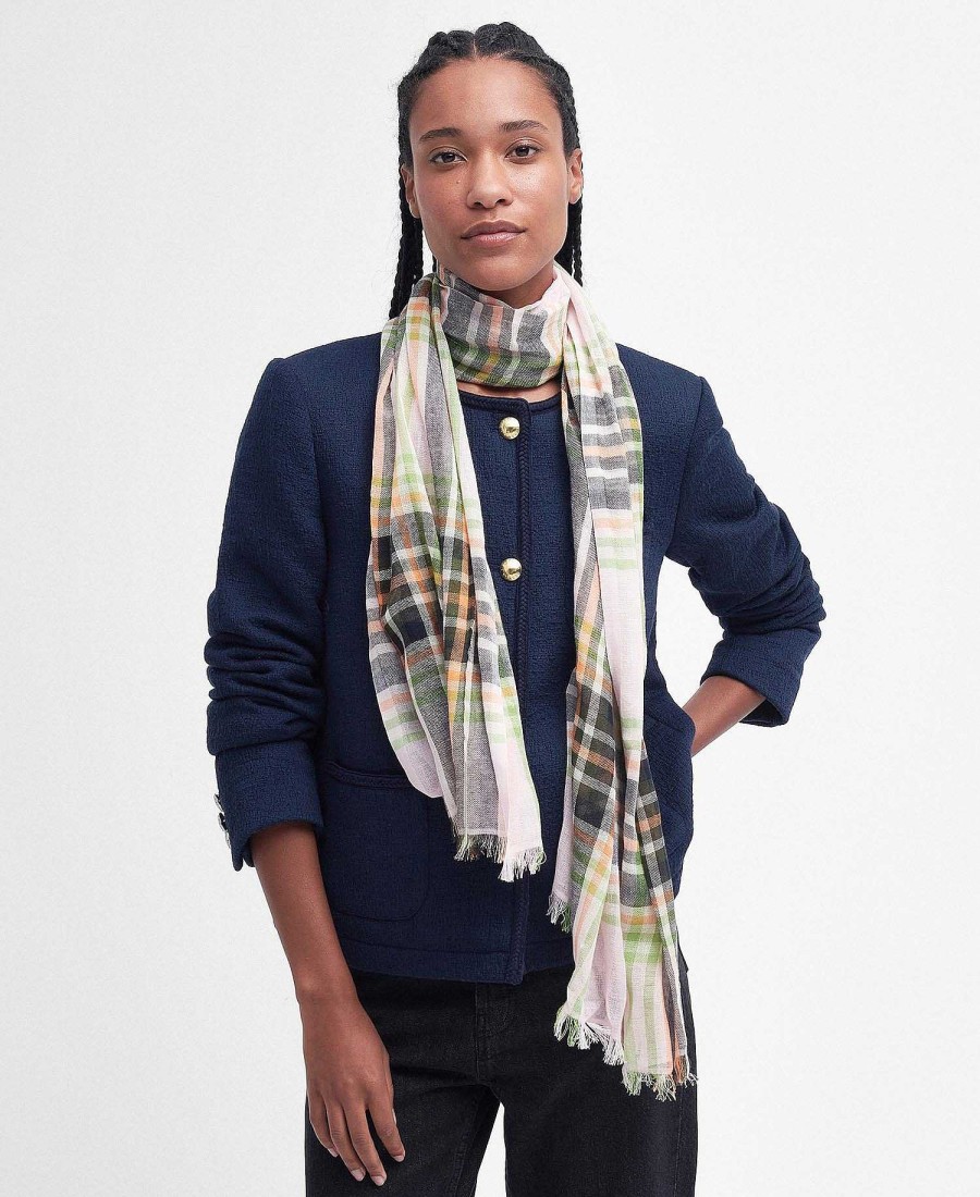 Accessories Barbour Scarves & Wraps | Summer Lonnen Checked Scarf