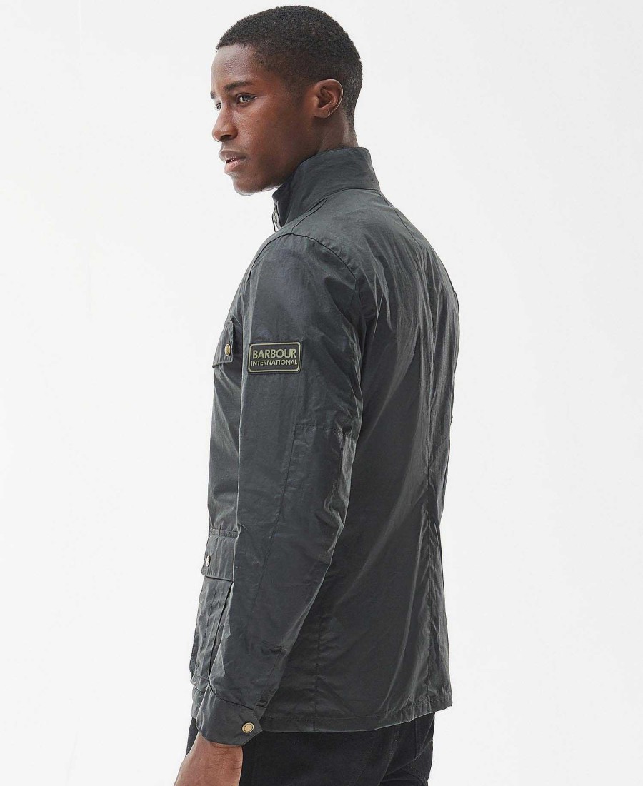 Men Barbour Waxed Jackets | B.Intl Lightweight Duke Waxed Cotton Jacket