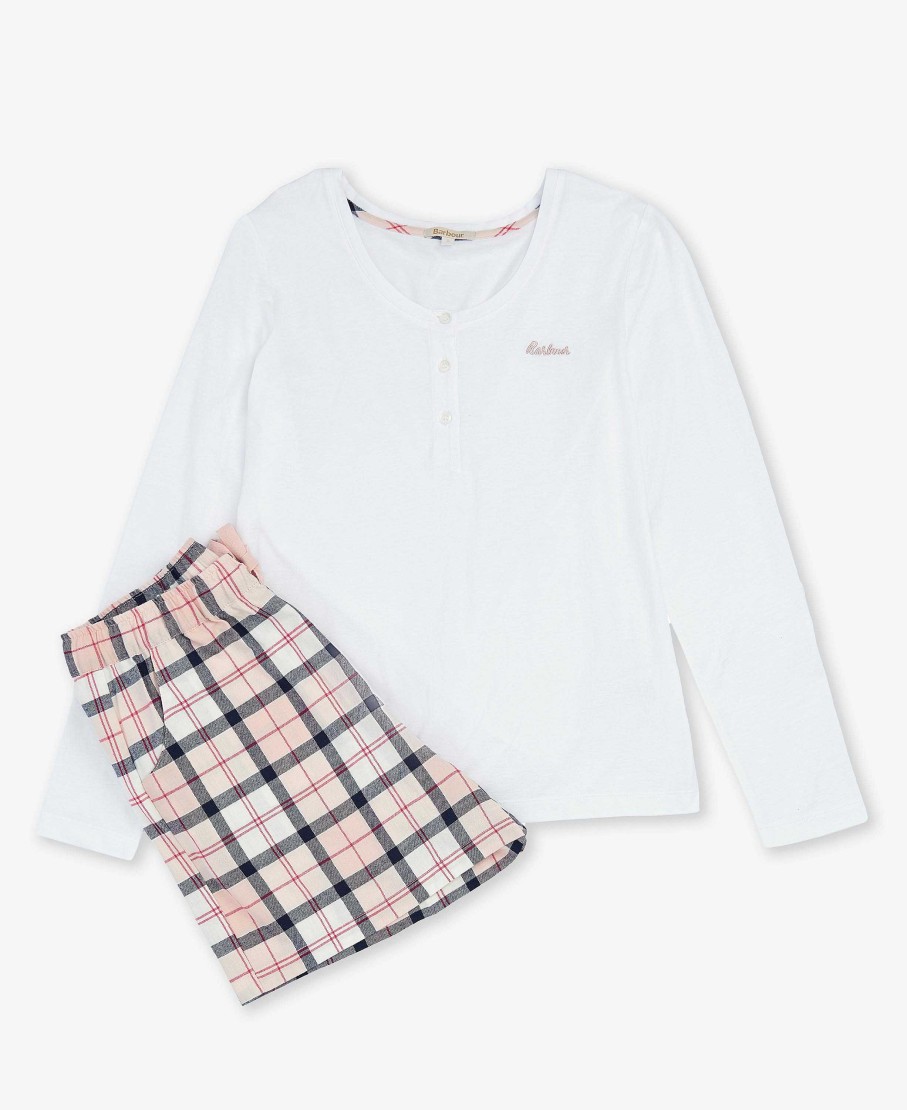 Women Barbour Nightwear | Etta Henley Pyjama Set