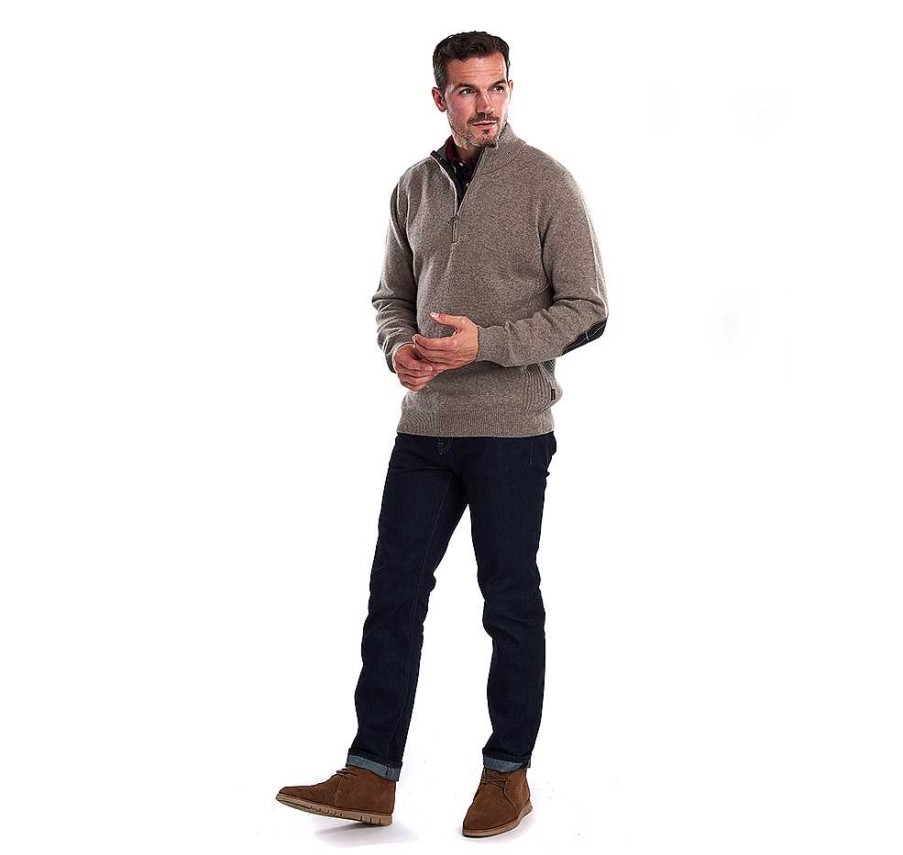 Men Barbour Jumpers | Holden Half Zip Jumper