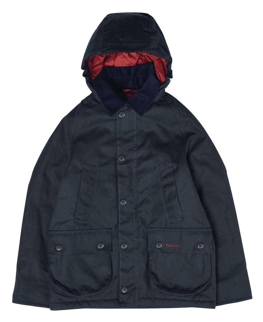 Kids Barbour Waxed Jackets | Boys' Winter Bedale Wax Jacket