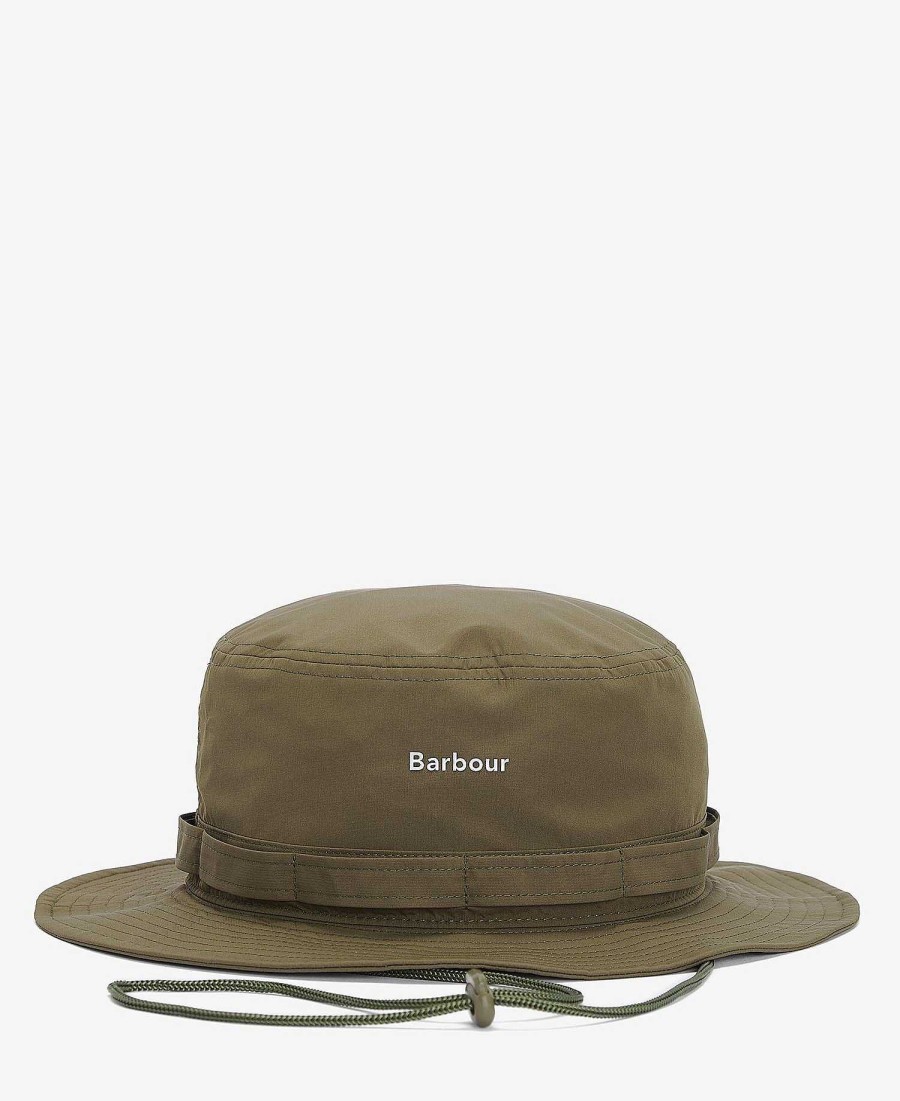 Accessories Barbour Hats & Gloves | Teesdale Showerproof Bucket Hat