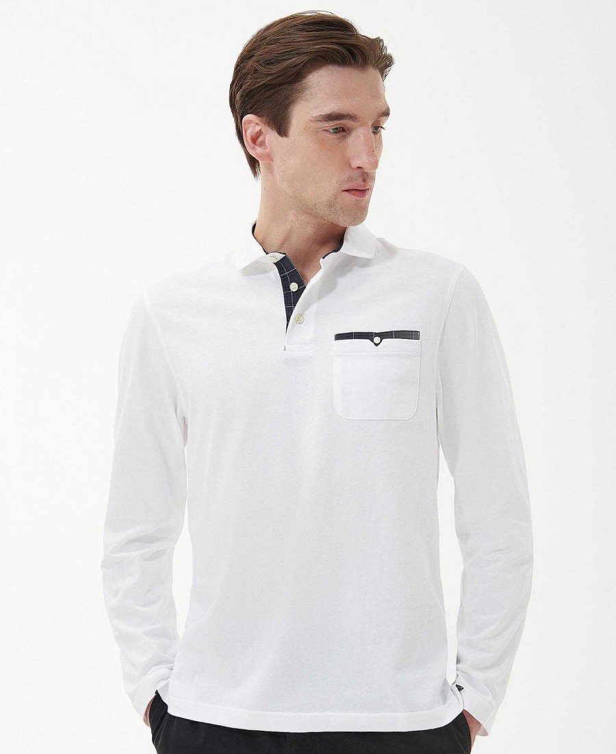 Men Barbour Polo Shirts | Corpatch Long Sleeve Polo Shirt